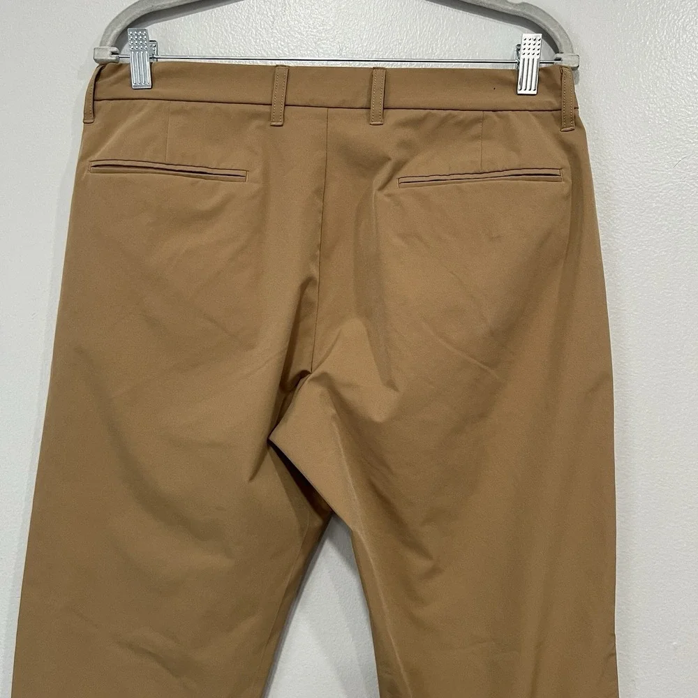 J.Crew Men's The Tech Thompson Pants Flex Size 32x34 Beige‎ Tapered